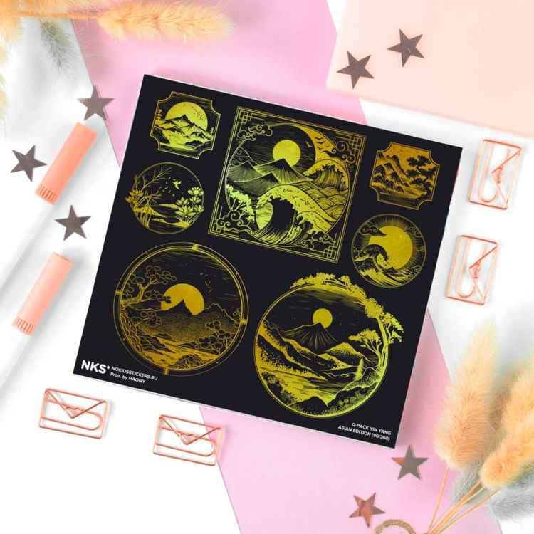 Стикерпак NKS Q-PACK YIN YANG