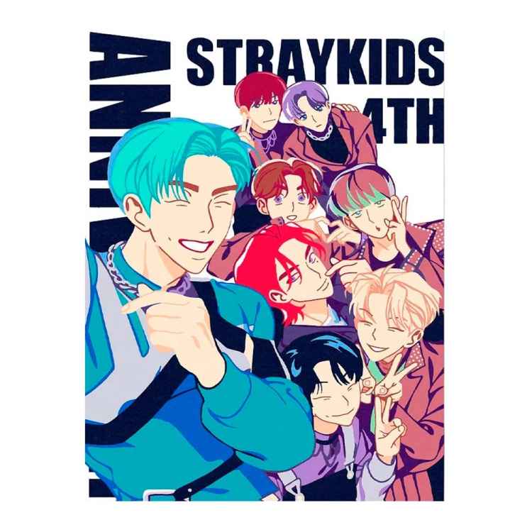 Картина по номерам Red Panda: Stray Kids