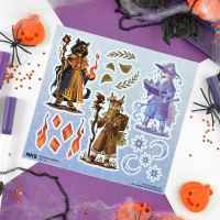 Стикерпак NKS QPACK WIZARD CAT