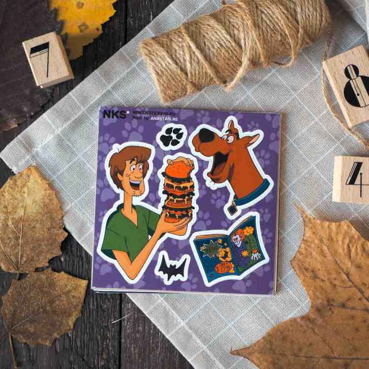 Стикерпак NKS CARD SCOOBY-DOO
