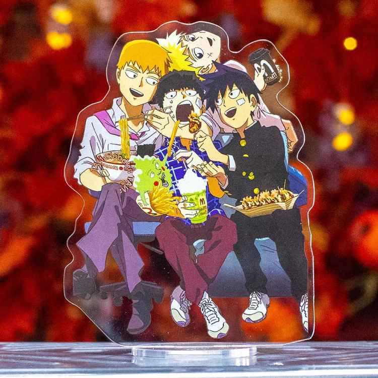 Фигурка акриловая Mob Psycho 100: Шигео, Рицу, Аратака