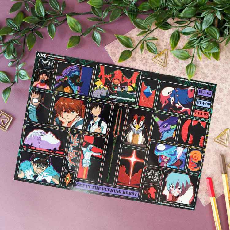 Стикерпак NKS PACK EVANGELION