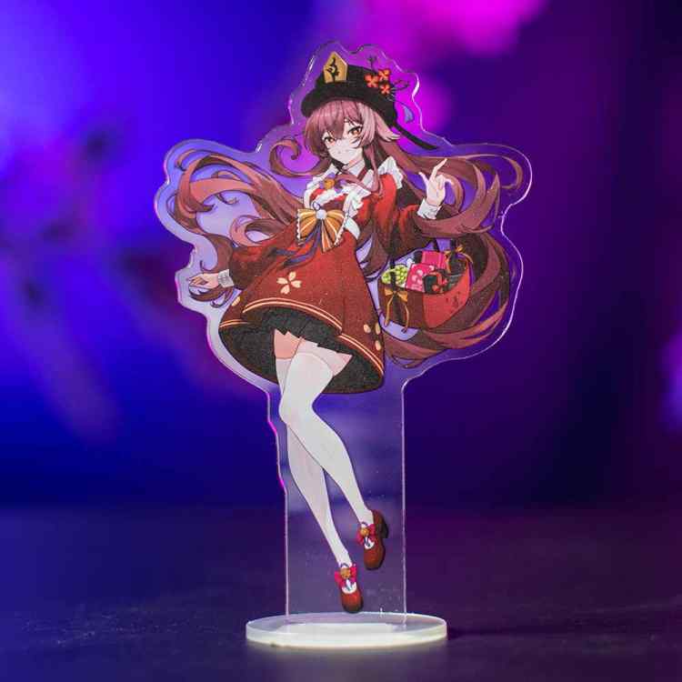 Фигурка акриловая Genshin Impact: Ху Тао в красном