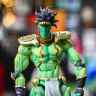 Фигурка шарнирная Medicos Entertainment: Super action statue: JoJo: Стар платинум (Зеленый)