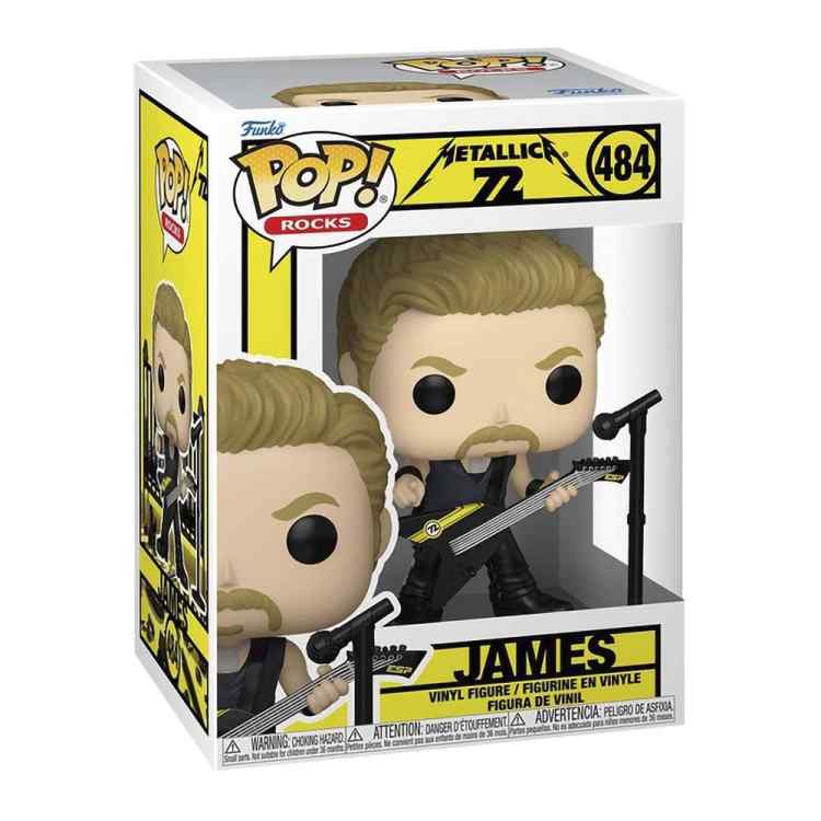 Фигурка Funko POP Metallica: Джеймс #484 Фигурка Funko POP Metallica: Джеймс #484