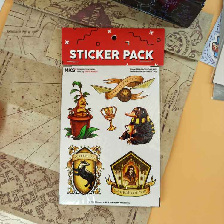 Стикерпак NKS MINI PACK HOGWARTS 1