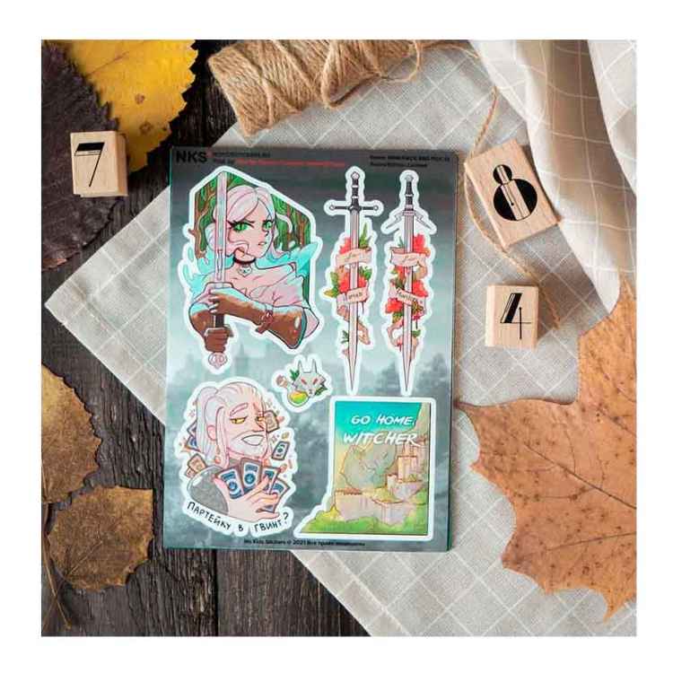 Стикерпак NKS MINI PACK THE WITCHER 1