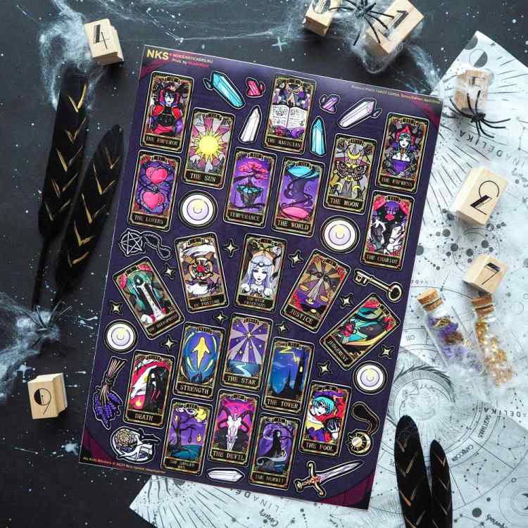 Стикерпак NKS PACK TAROT CARDS