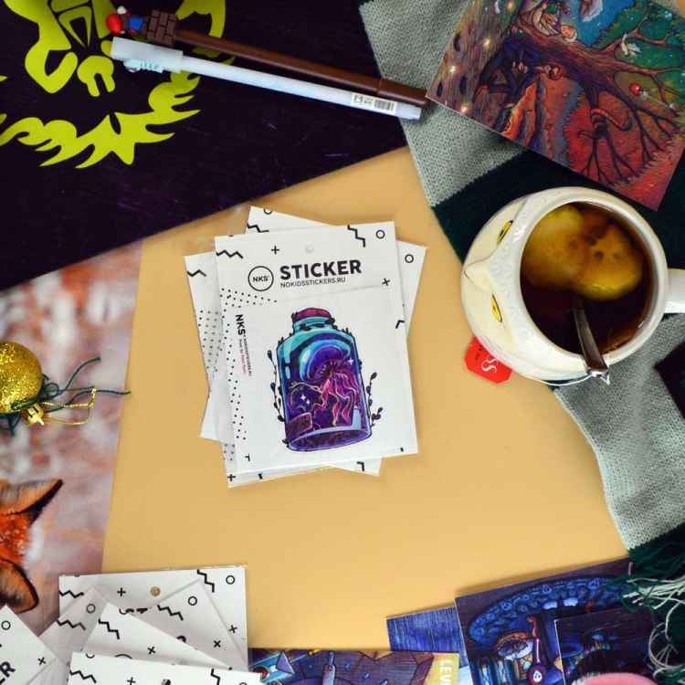Стикерпак NKS CARD BOTTLE 4