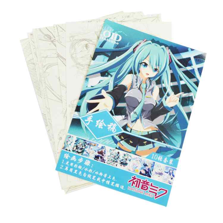 Раскраска MH: Мику Хацуне Раскраска Miku Hatsune: Мику Хацуне