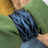 Браслет Коса: Черный