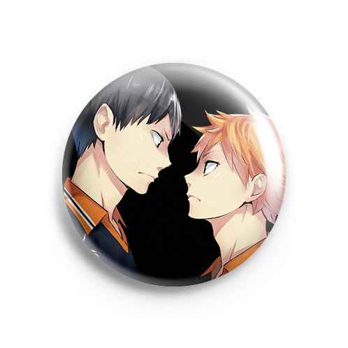 Значок Haikyuu!!: Хината и Кагеяма