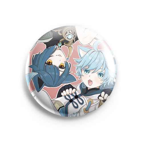 Значок Genshin Impact: Чун Юнь и Син Цю