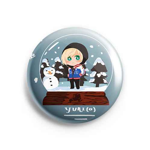 Значок Yuri on Ice: Плисецкий #5