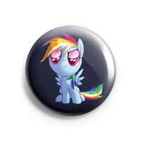 Значок My Little Pony: Friendship is Magic: Чиби Рэйнбоу Дэш 