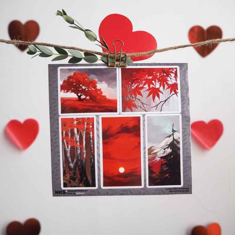 Стикерпак NKS QPACK RED LANDSCAPE Стикерпак NKS QPACK RED LANDSCAPE