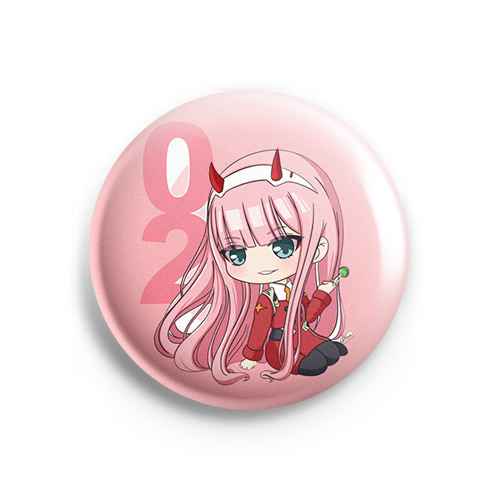 Значок Darling in the Franxx: 002 #7