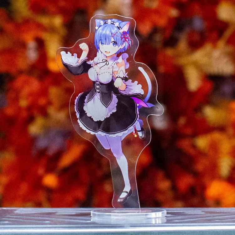Фигурка акриловая Re:Zero: Рем-кошка #2