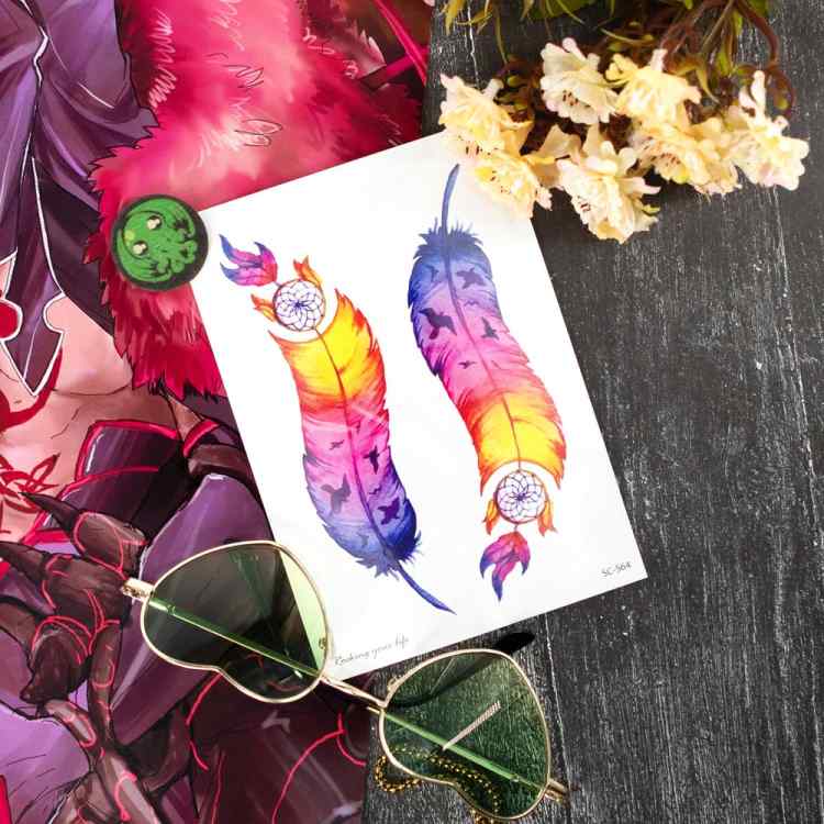 Временная татуировка SC-564 (Перья)