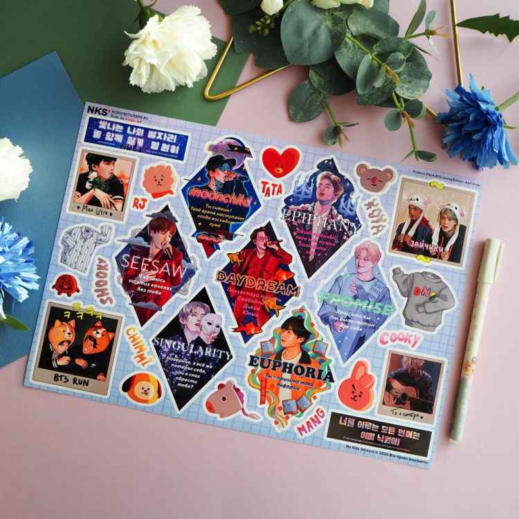 Стикерпак NKS PACK BTS