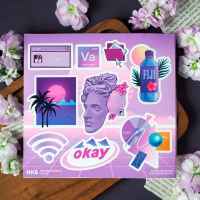 Стикерпак NKS QPACK VAPORWAVE