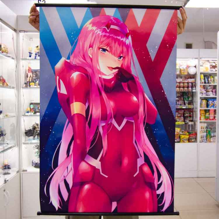 Постер текстильный Darling in the Franxx: ЗероТу #1