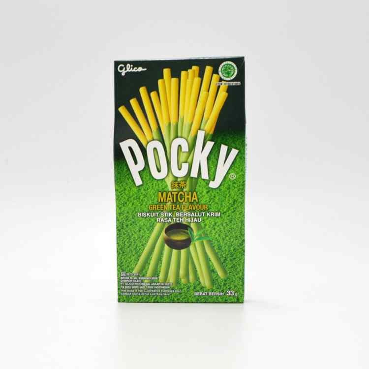 Сладкая соломка Pocky: Зелёный чай маття