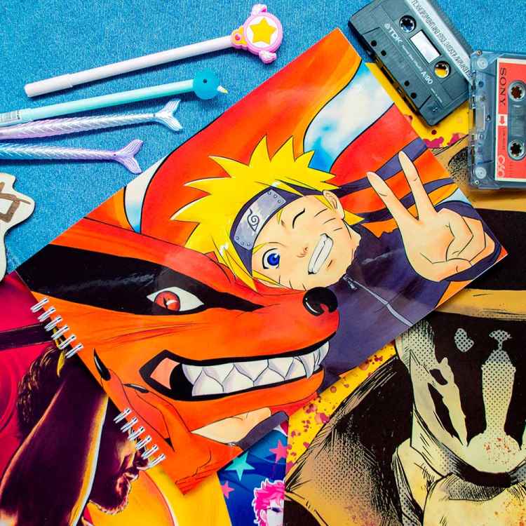 Скетчбук Naruto: Наруто и Курама (А4)
