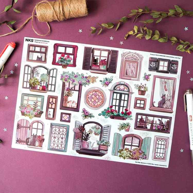 Стикерпак NKS PACK WINDOWS Стикерпак NKS PACK WINDOWS