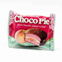 Печенье Orion Choco Pie Персик и Сакура (Вьетнам)