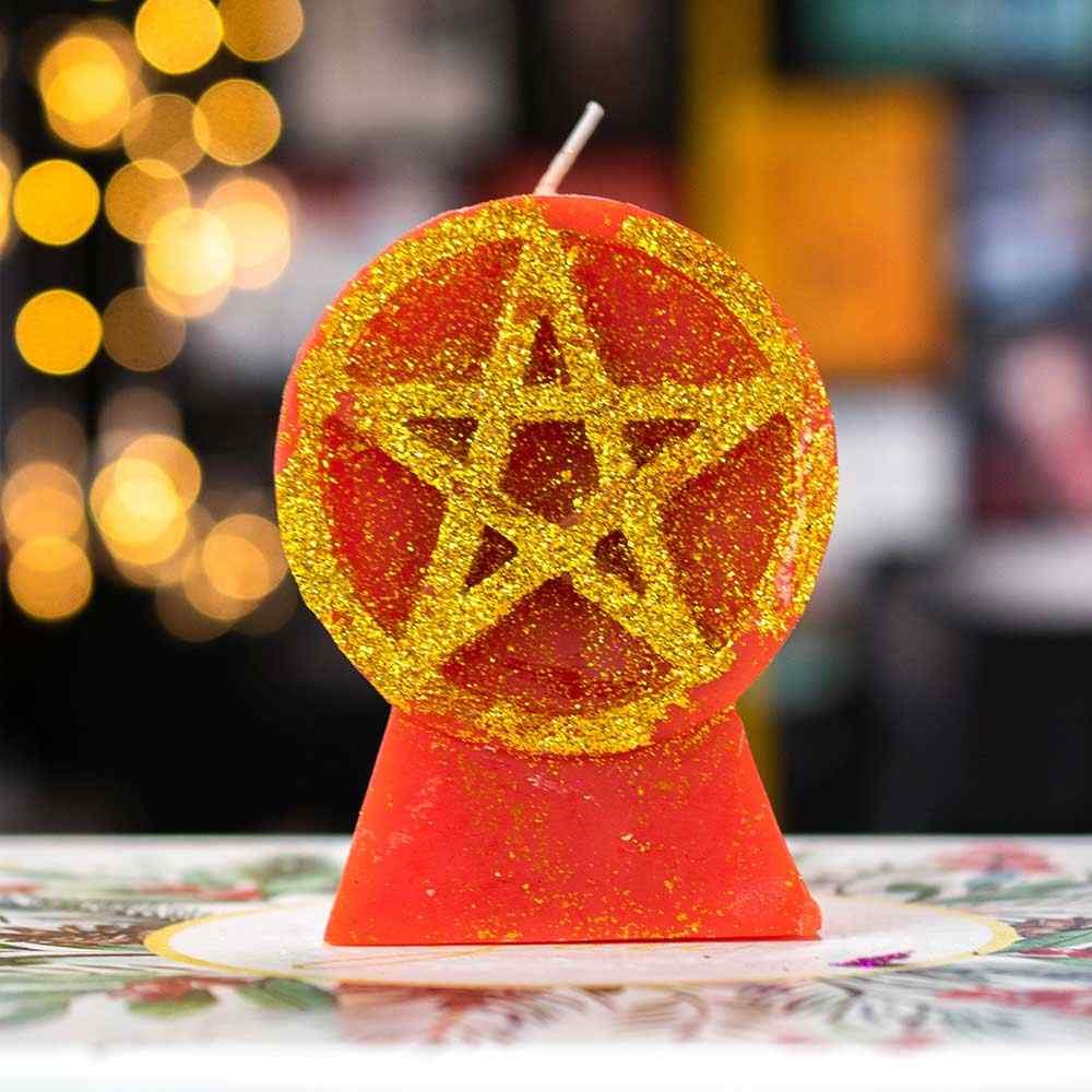 Свеча "Пента": Красная