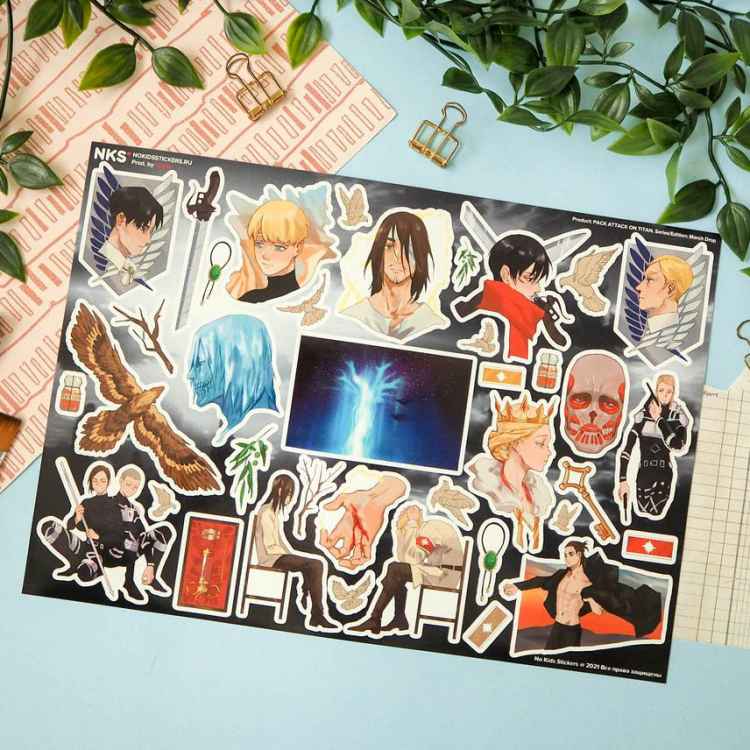 Стикерпак NKS PACK ATTACK ON TITAN
