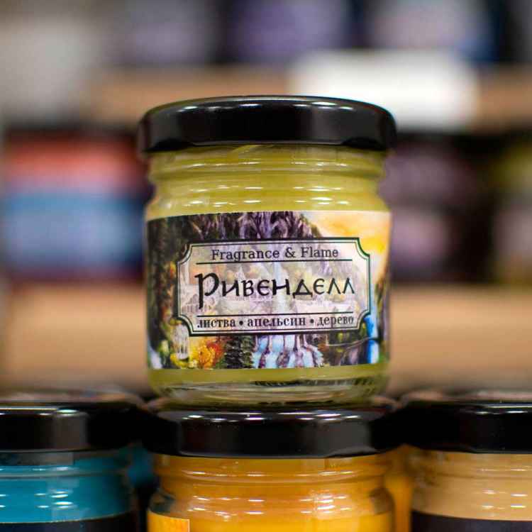 Свеча в стеклянной упаковке Fragrance&Flame: Ривенделл (40 мл)