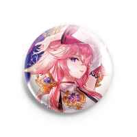 Значок Genshin Impact: Яэ Мико #2