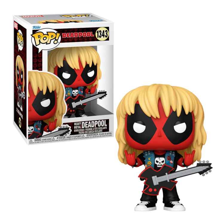 Фигурка Funko POP Deadpool: Хэви Метал Дэдпул #1343