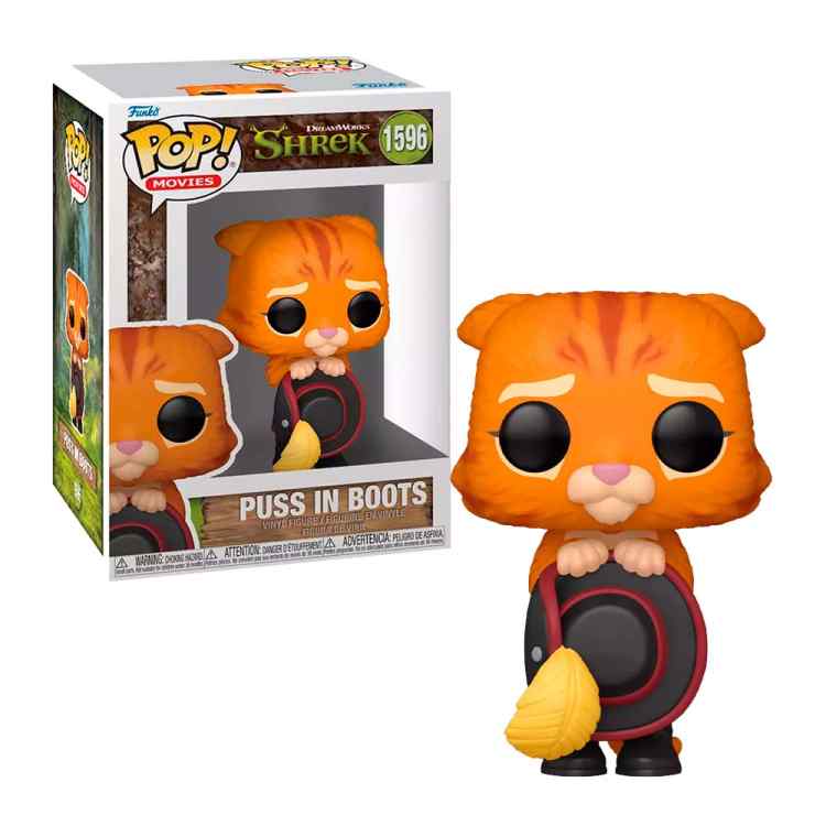 Фигурка Funko POP Movies Shrek: Кот в сапогах #1596