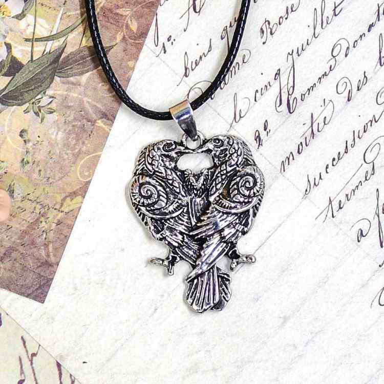 Кулон Хугин и Мунин