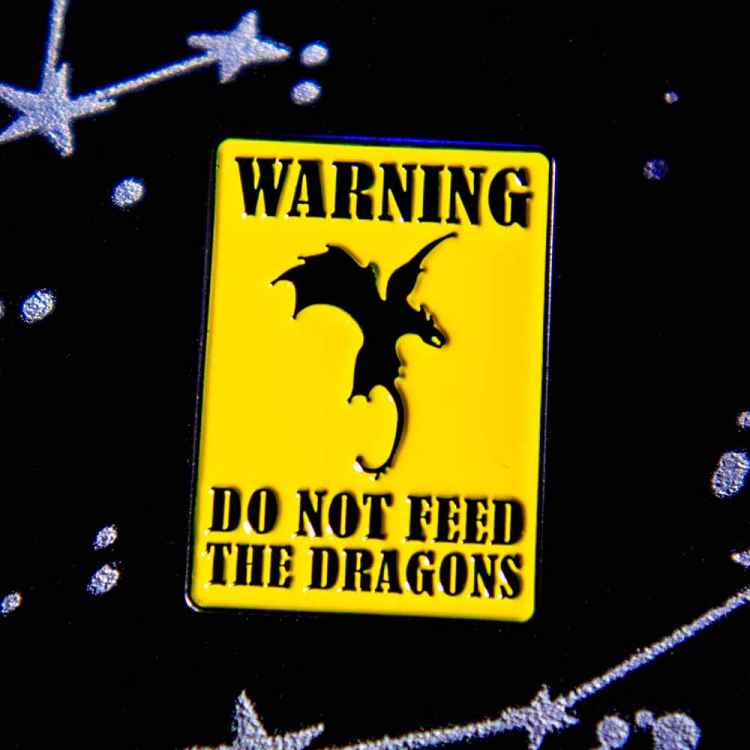 Пин Game of Thrones: Warning Do not feed the dragons
