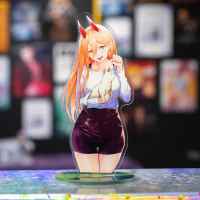 Фигурка акриловая Chainsaw man: Павер с кошкой