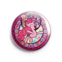 Значок My Little Pony: Friendship is Magic: Пинки Пай витраж