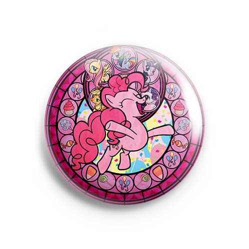 Значок My Little Pony: Friendship is Magic: Пинки Пай витраж