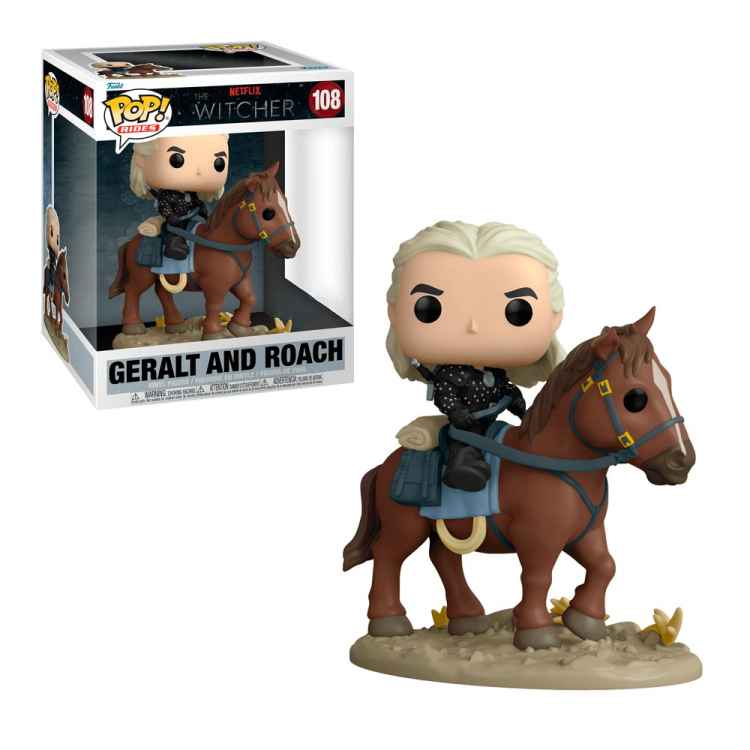 Фигурка Funko POP Witcher: Геральт и Плотва #108
