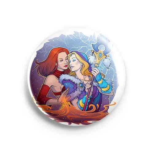 Значок Dota 2: Лина и Кристалл