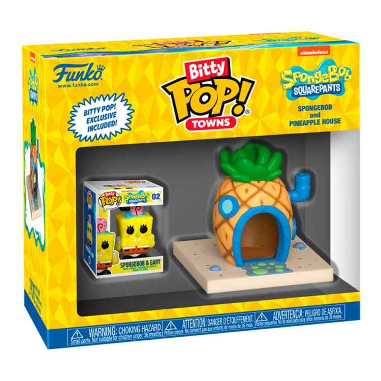 Фигурка Funko POP Bitty Towns SpongeBob: СпанчБоб и ананасовый дом