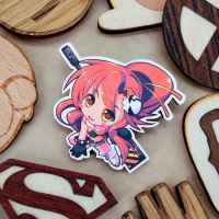 Значок деревянный Gurren Lagann: Еко J176