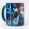 Кружка Genshin Impact: Сяо спиной