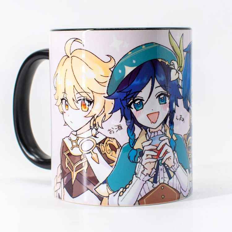 Кружка Genshin Impact: Итэр\ Венти\ Син Цю\ Рейзор