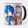 Кружка Genshin Impact: Итэр\ Венти\ Син Цю\ Рейзор