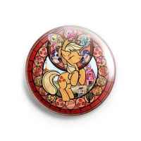 Значок My Little Pony: Friendship is Magic: Эпплджек витраж