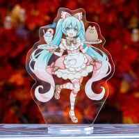 Фигурка акриловая Vocaloid: Мику с Пушином